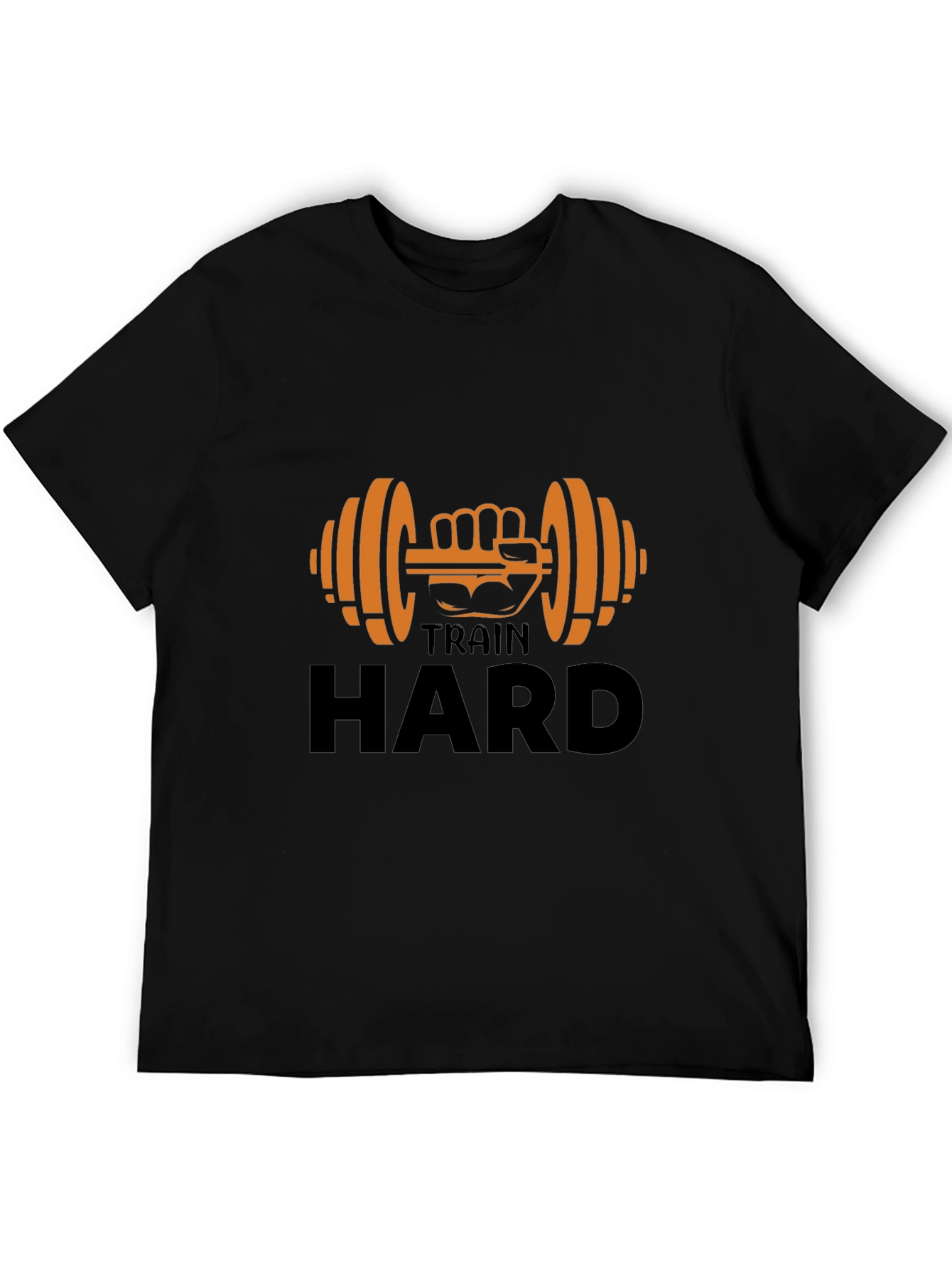 Train Hard T-Shirt - Fitness Gym Workout Tee