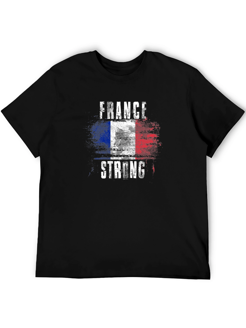 France Strong Flag Graphic Mens T-Shirt