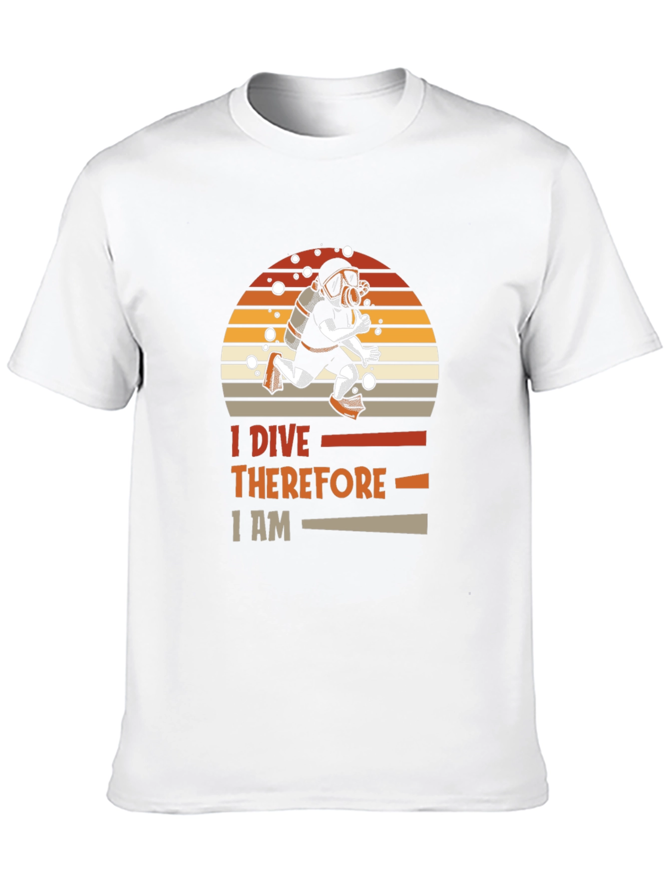 I Dive Therefore I Am Graphic T-Shirt