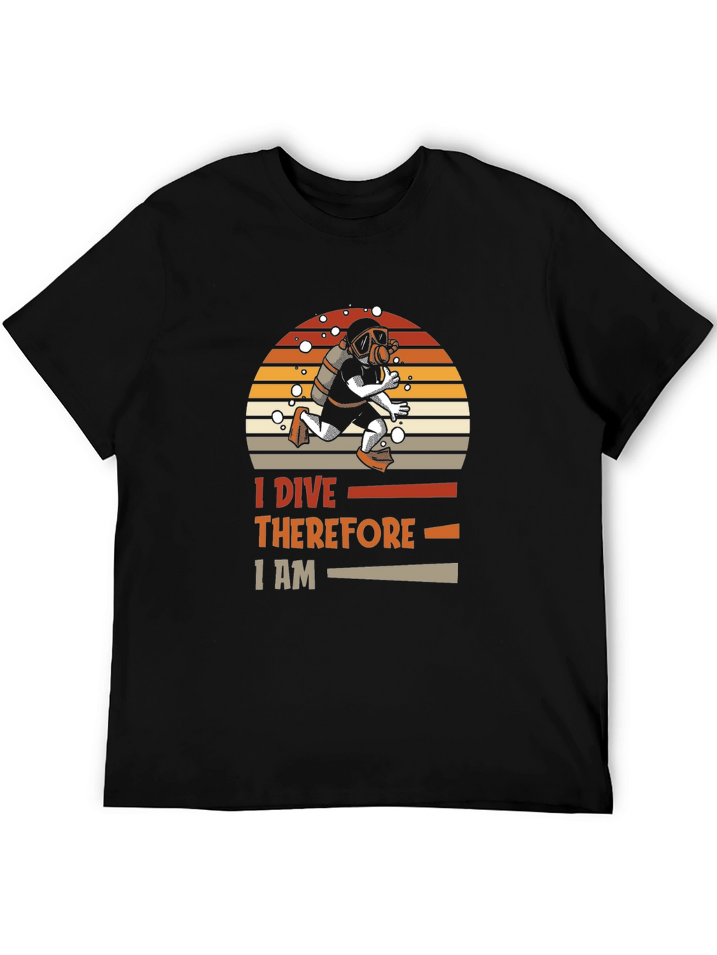 I Dive Therefore I Am Graphic T-Shirt