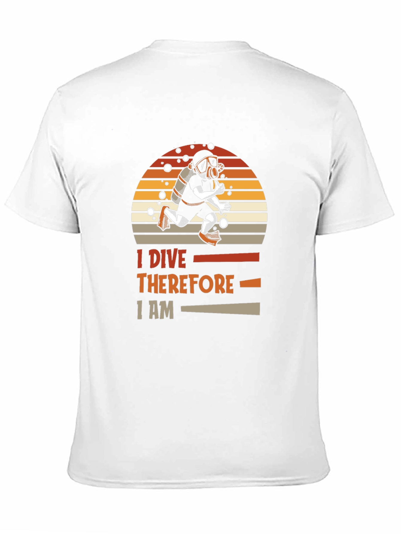 I Dive Therefore I Am Graphic T-Shirt