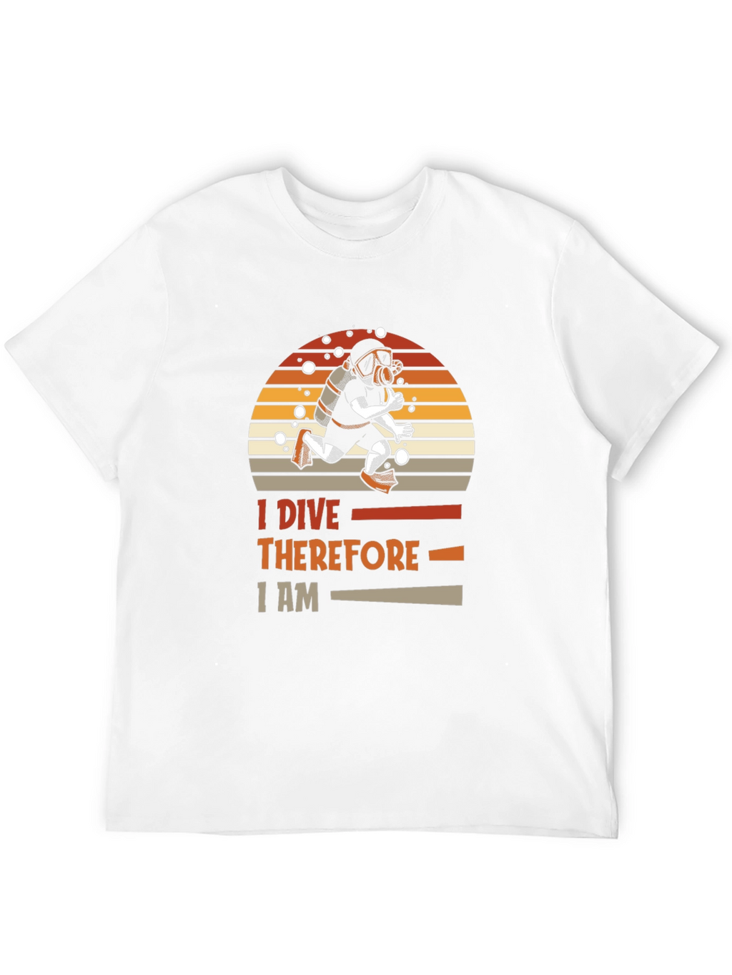 I Dive Therefore I Am Graphic T-Shirt