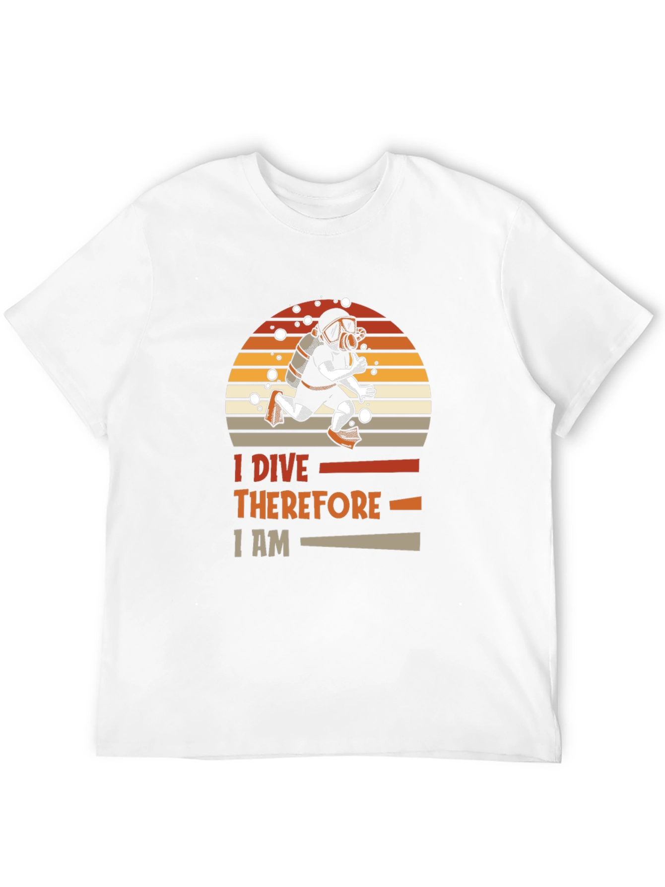 I Dive Therefore I Am Graphic T-Shirt