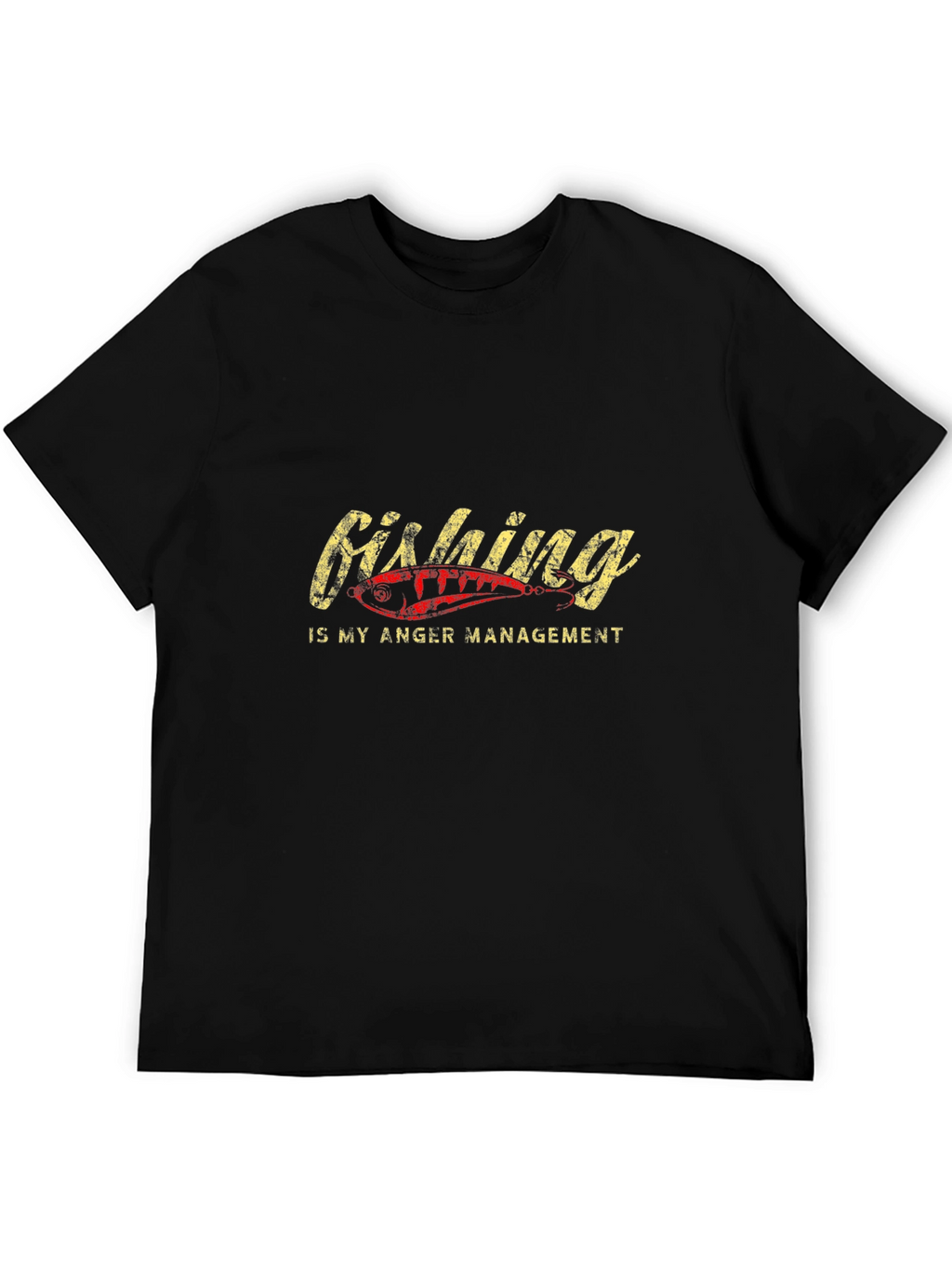 Fishing is My Anger Management Graphic T-Shirt