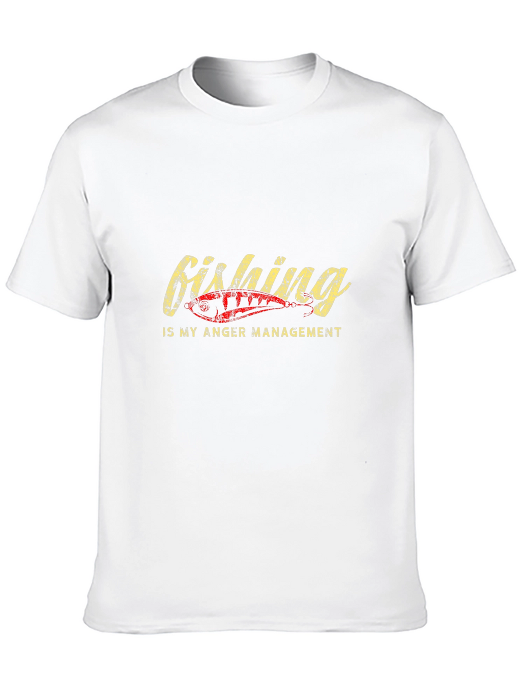 Fishing is My Anger Management Graphic T-Shirt