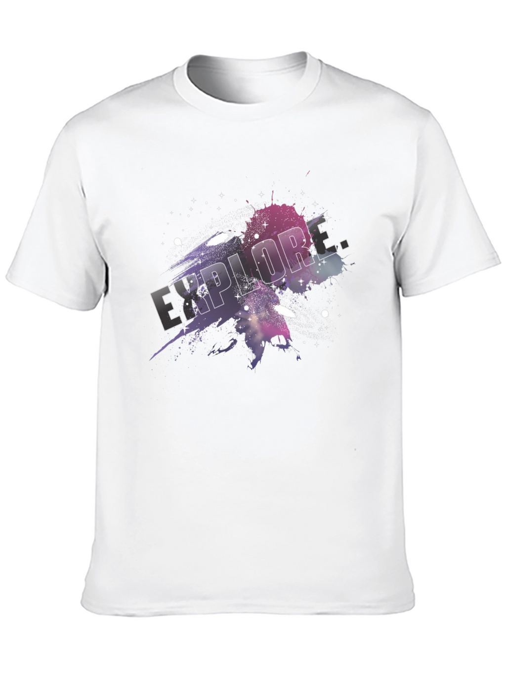 Explore Galaxy T-Shirt - Black Graphic Tee