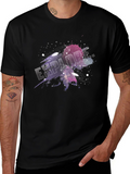 Explore Galaxy T-Shirt - Black Graphic Tee