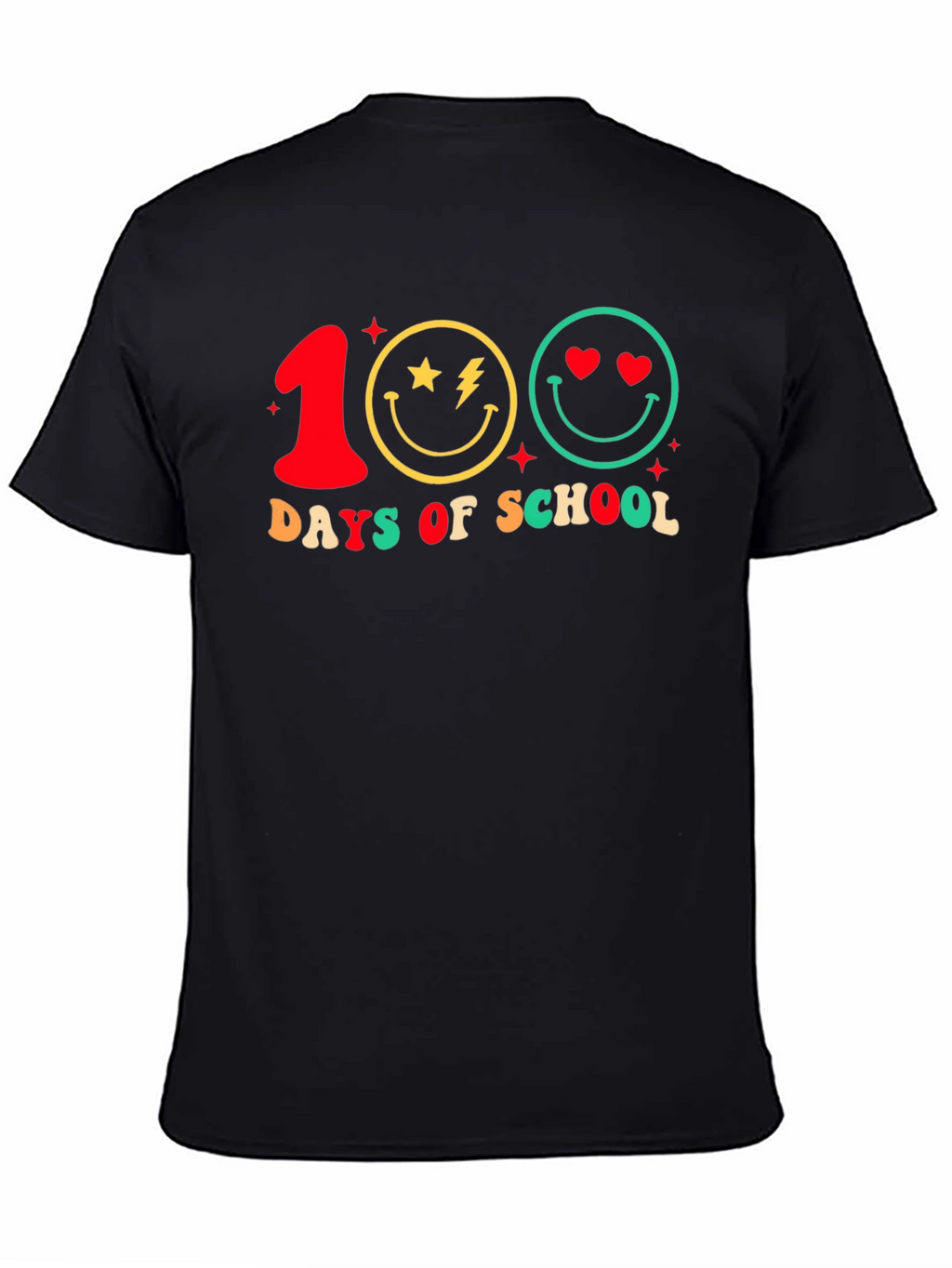 100 Days of School Smiley Face T-Shirt