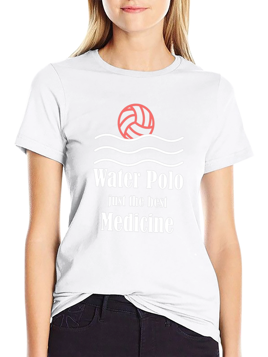 Water Polo Medicine Black T-Shirt
