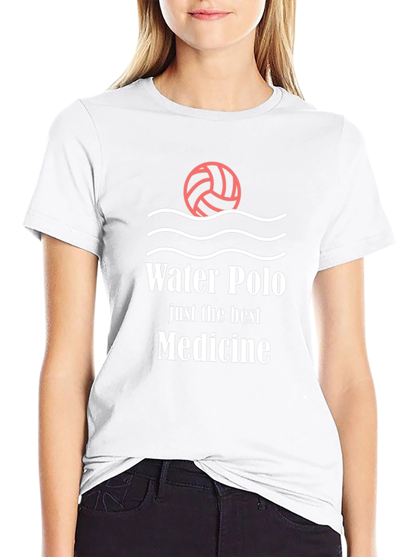 Water Polo Medicine Black T-Shirt