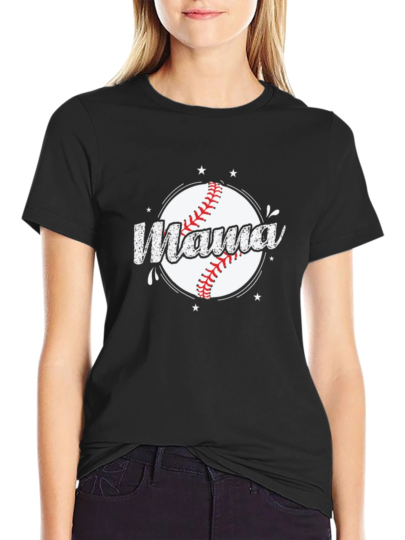 Mama Baseball T-Shirt - Gift for Baseball Moms!