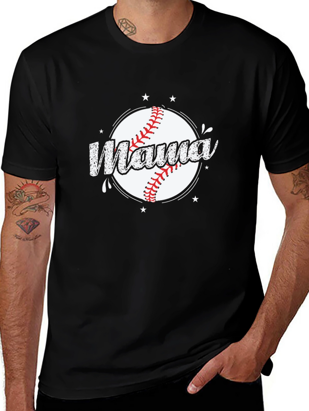 Mama Baseball T-Shirt - Gift for Baseball Moms!
