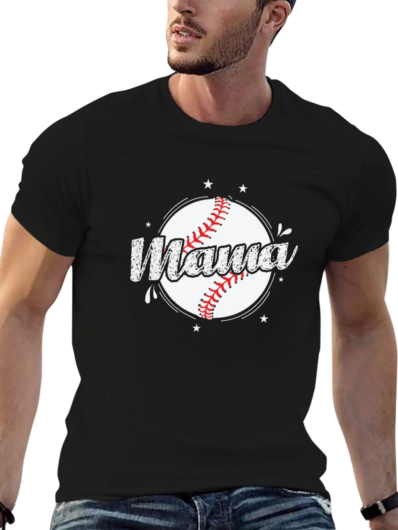 Mama Baseball T-Shirt - Gift for Baseball Moms!