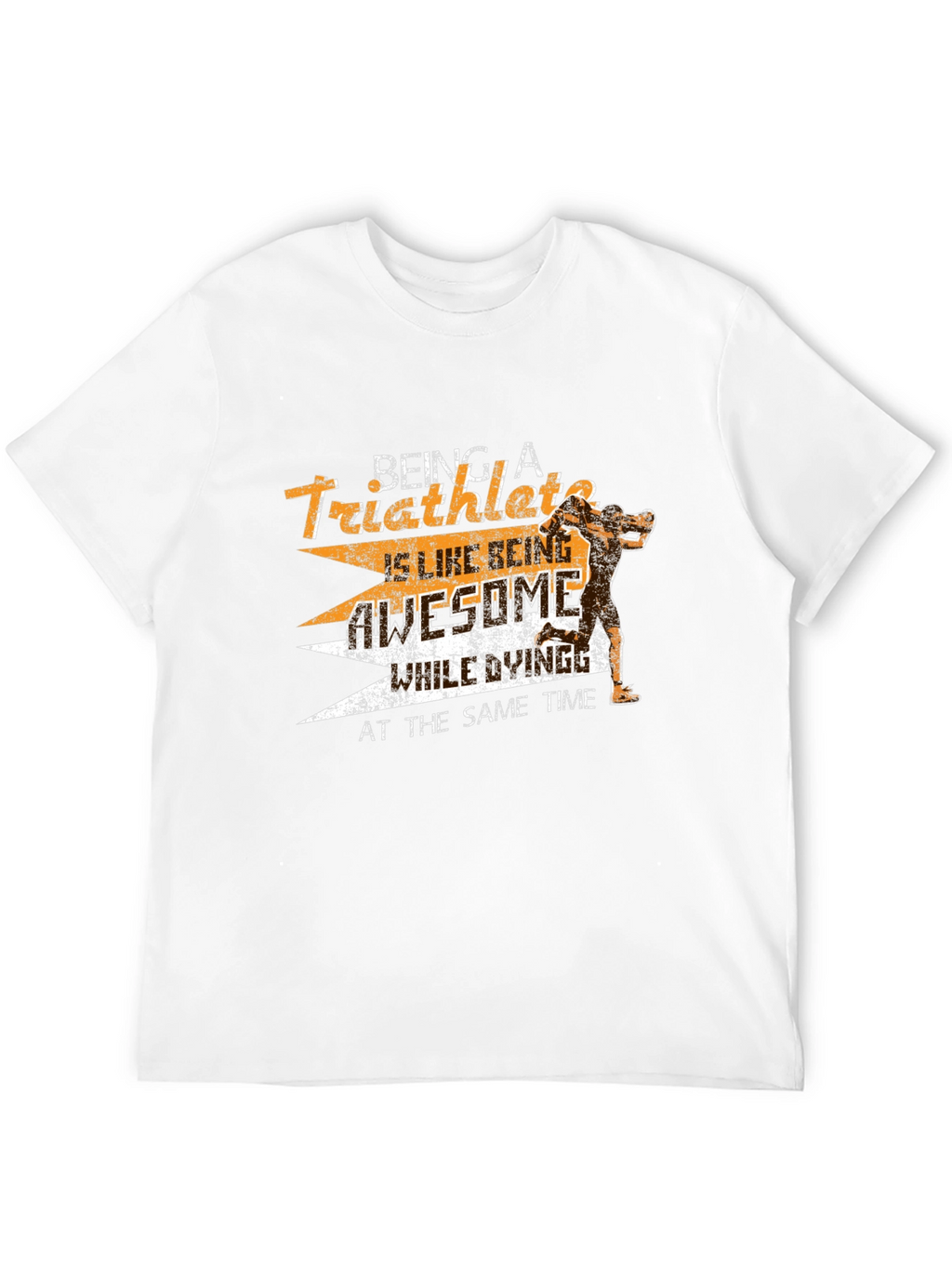Triathlete Graphic T-Shirt - Awesome & Dying