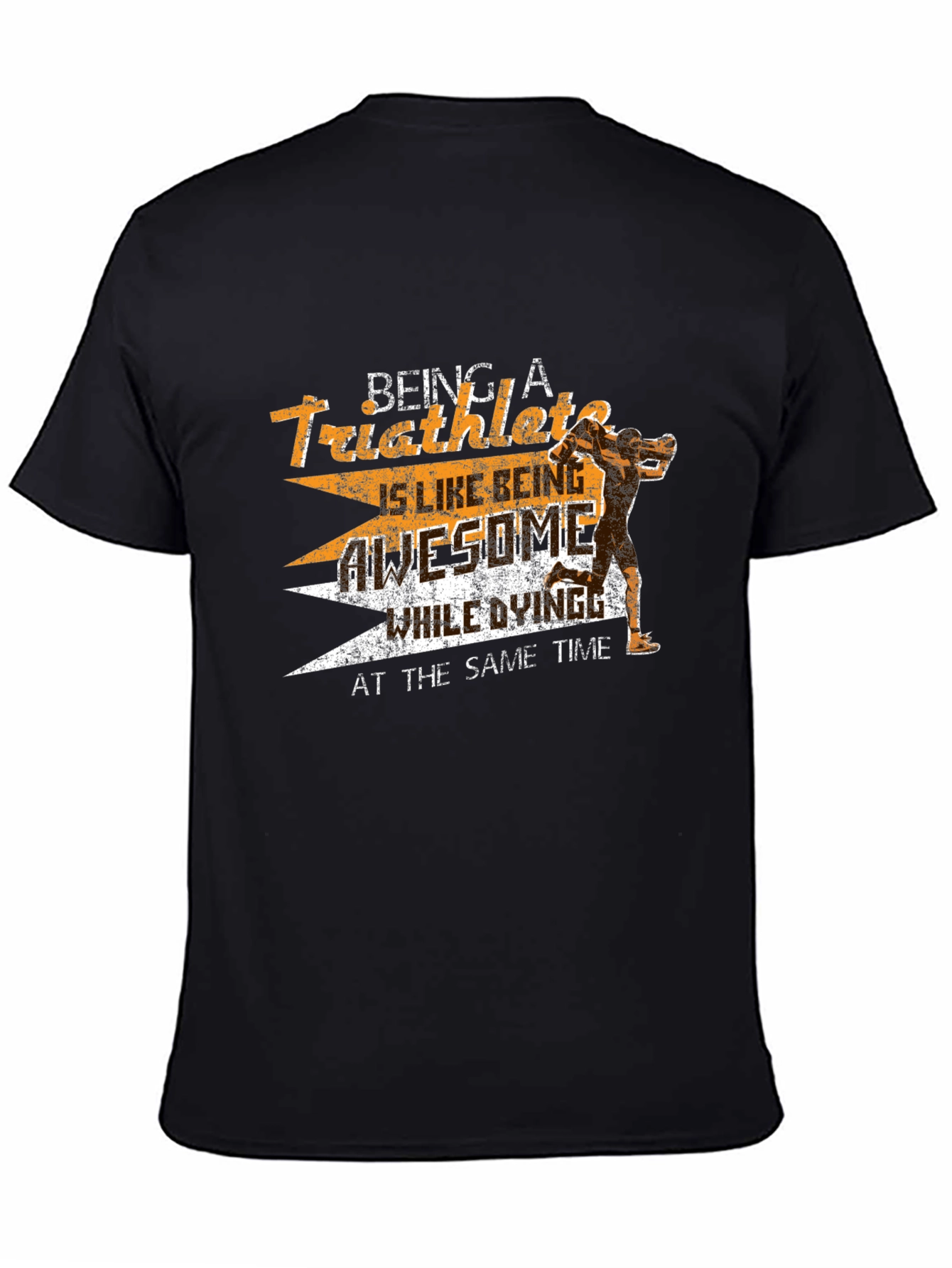 Triathlete Graphic T-Shirt - Awesome & Dying