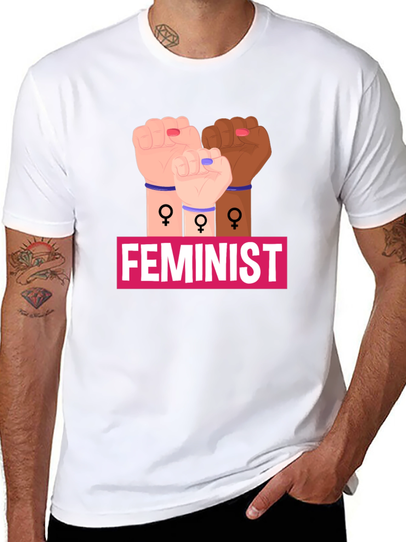 Feminist Fist Bump T-Shirt