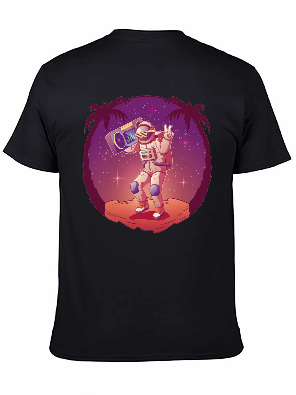Astronaut Boombox Graphic Tee
