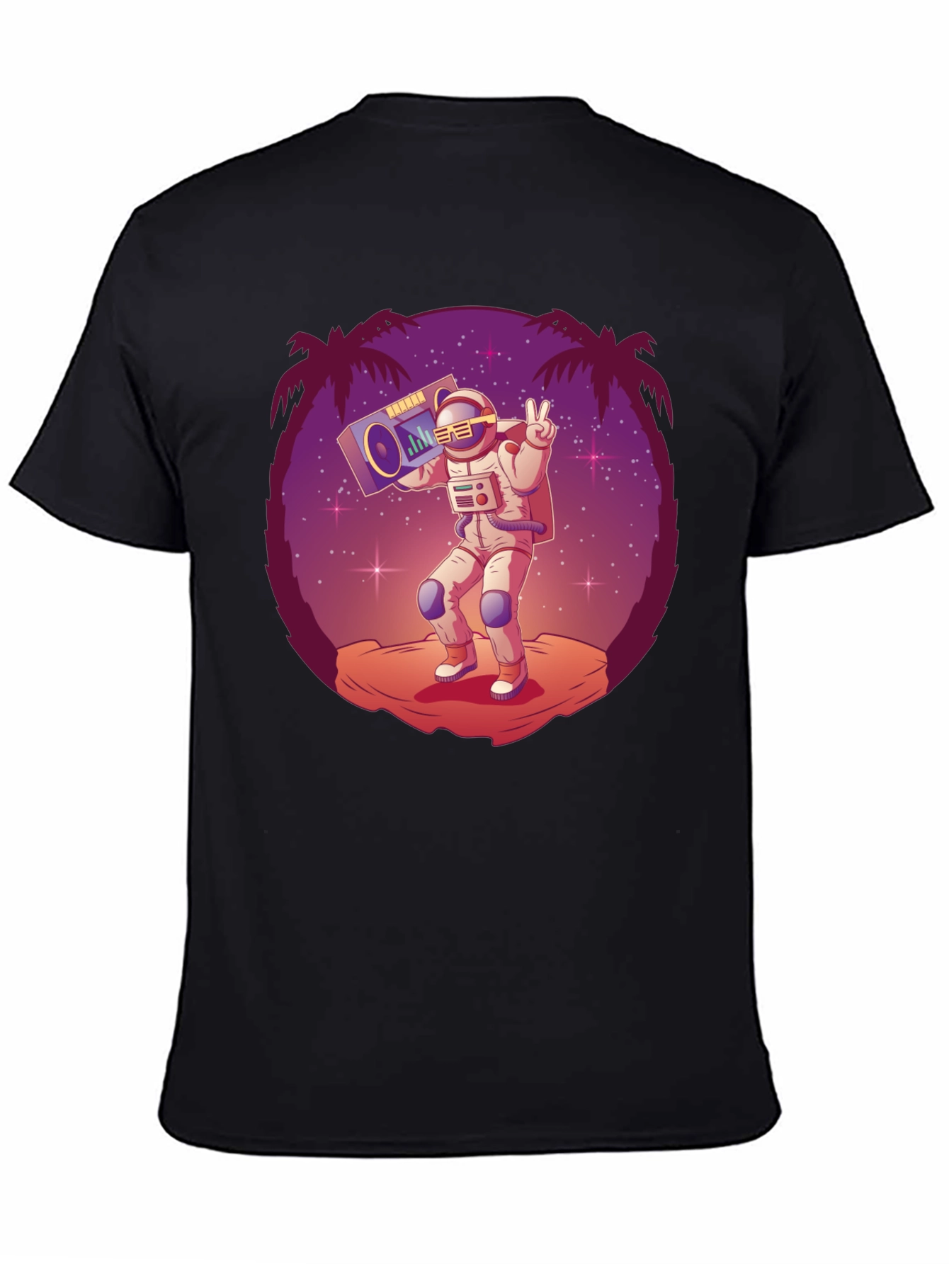 Astronaut Boombox Graphic Tee