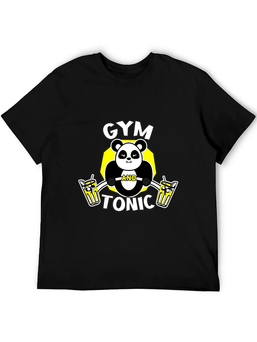 Gym and Tonic Panda Graphic Tee