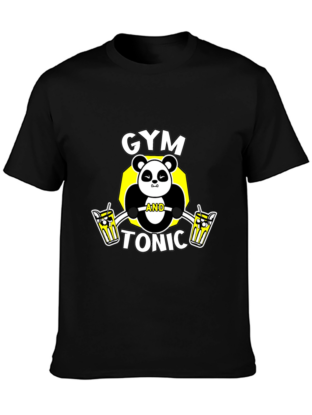 Gym and Tonic Panda Graphic Tee