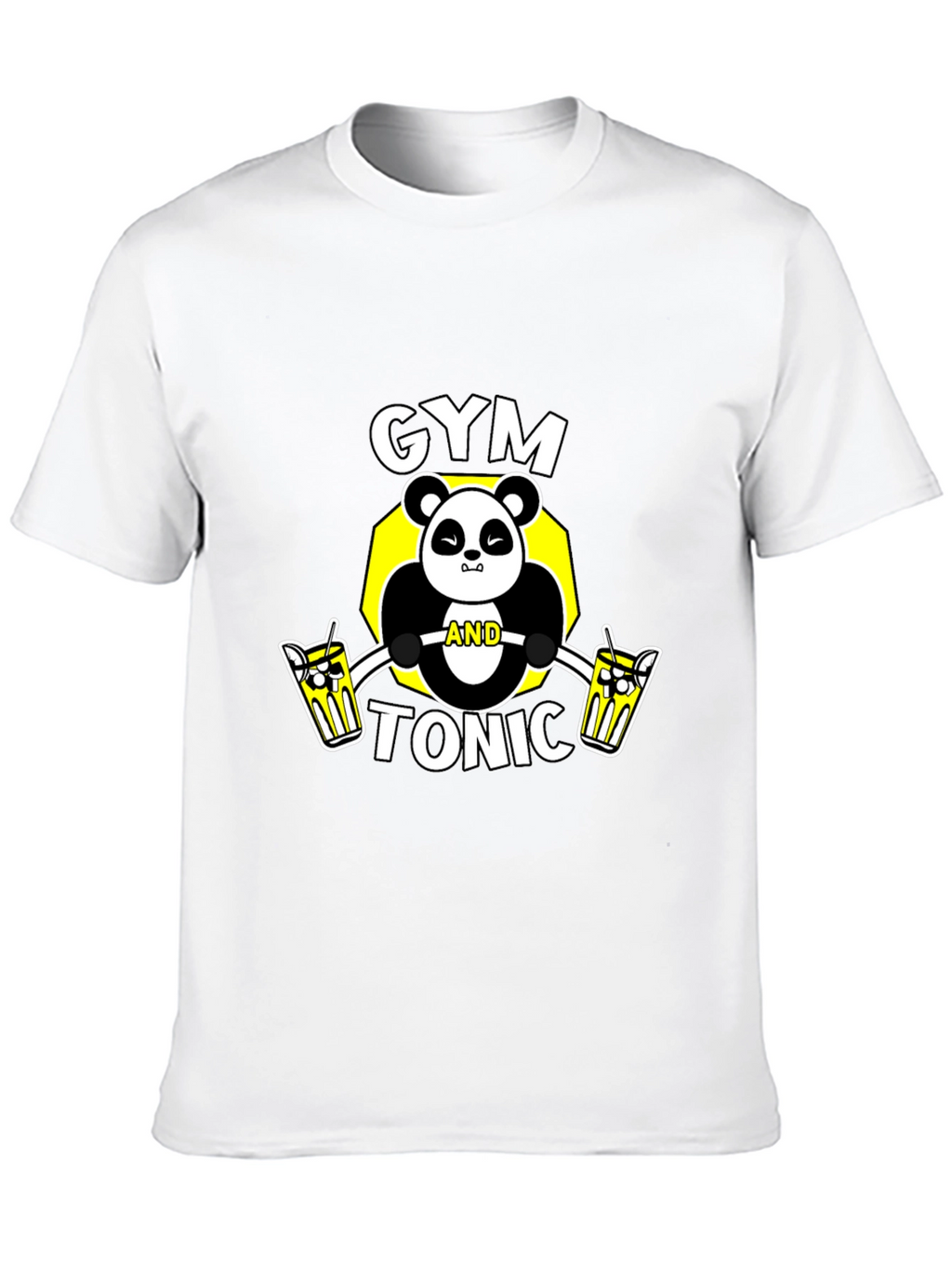 Gym and Tonic Panda Graphic Tee