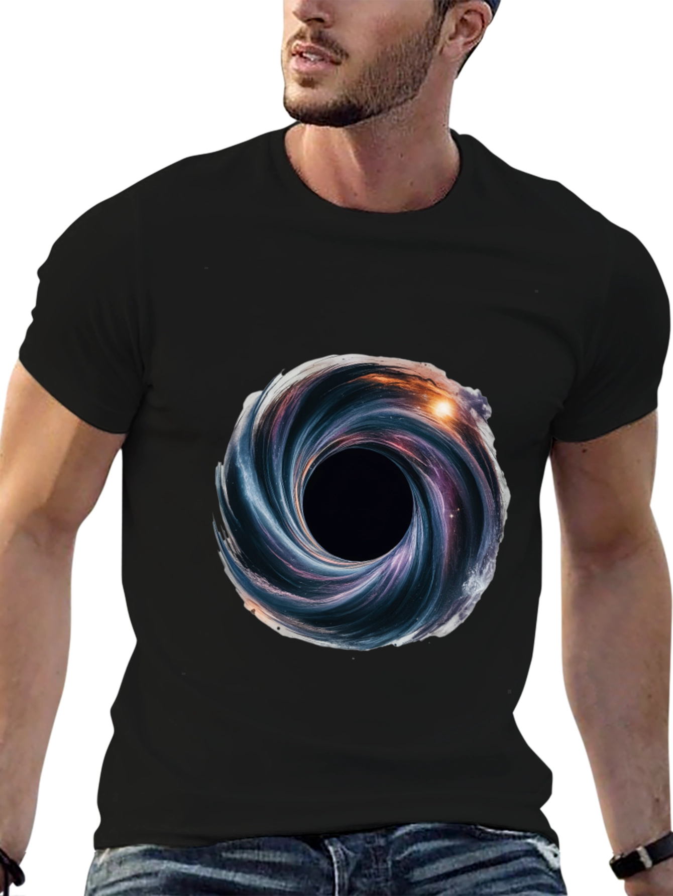 Vortex Graphic Black T-Shirt