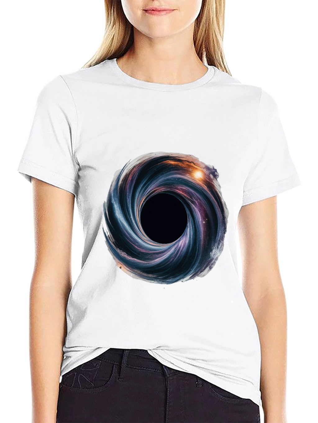 Vortex Graphic Black T-Shirt
