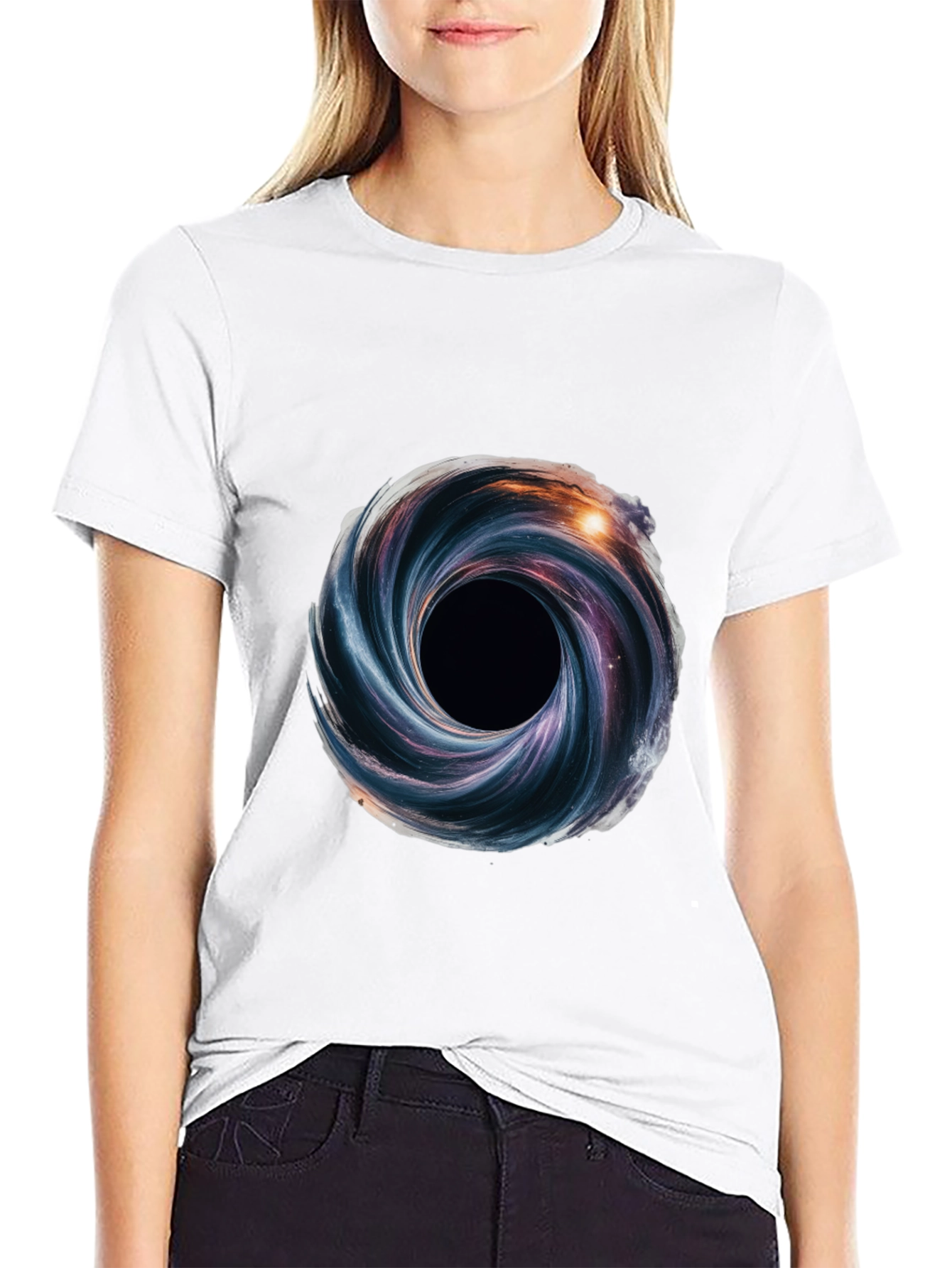 Vortex Graphic Black T-Shirt