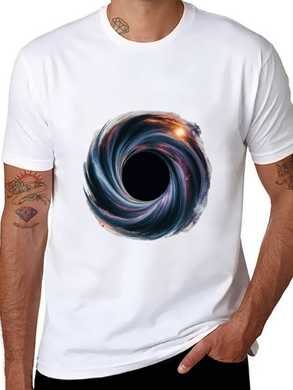 Vortex Graphic Black T-Shirt