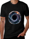 Vortex Graphic Black T-Shirt
