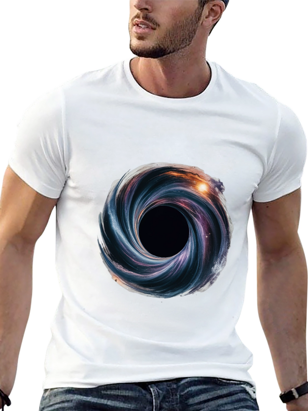 Vortex Graphic Black T-Shirt