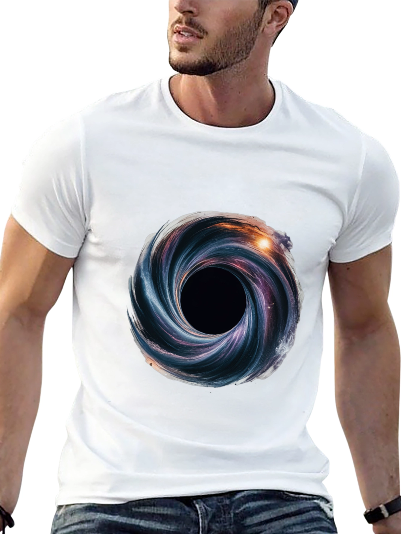 Vortex Graphic Black T-Shirt