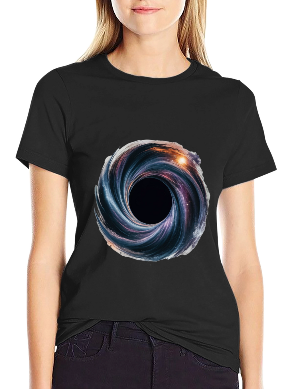 Vortex Graphic Black T-Shirt