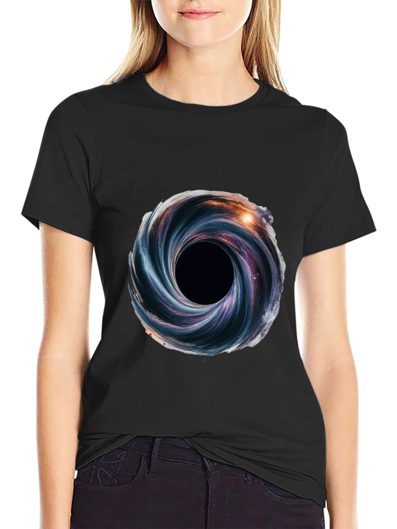 Vortex Graphic Black T-Shirt