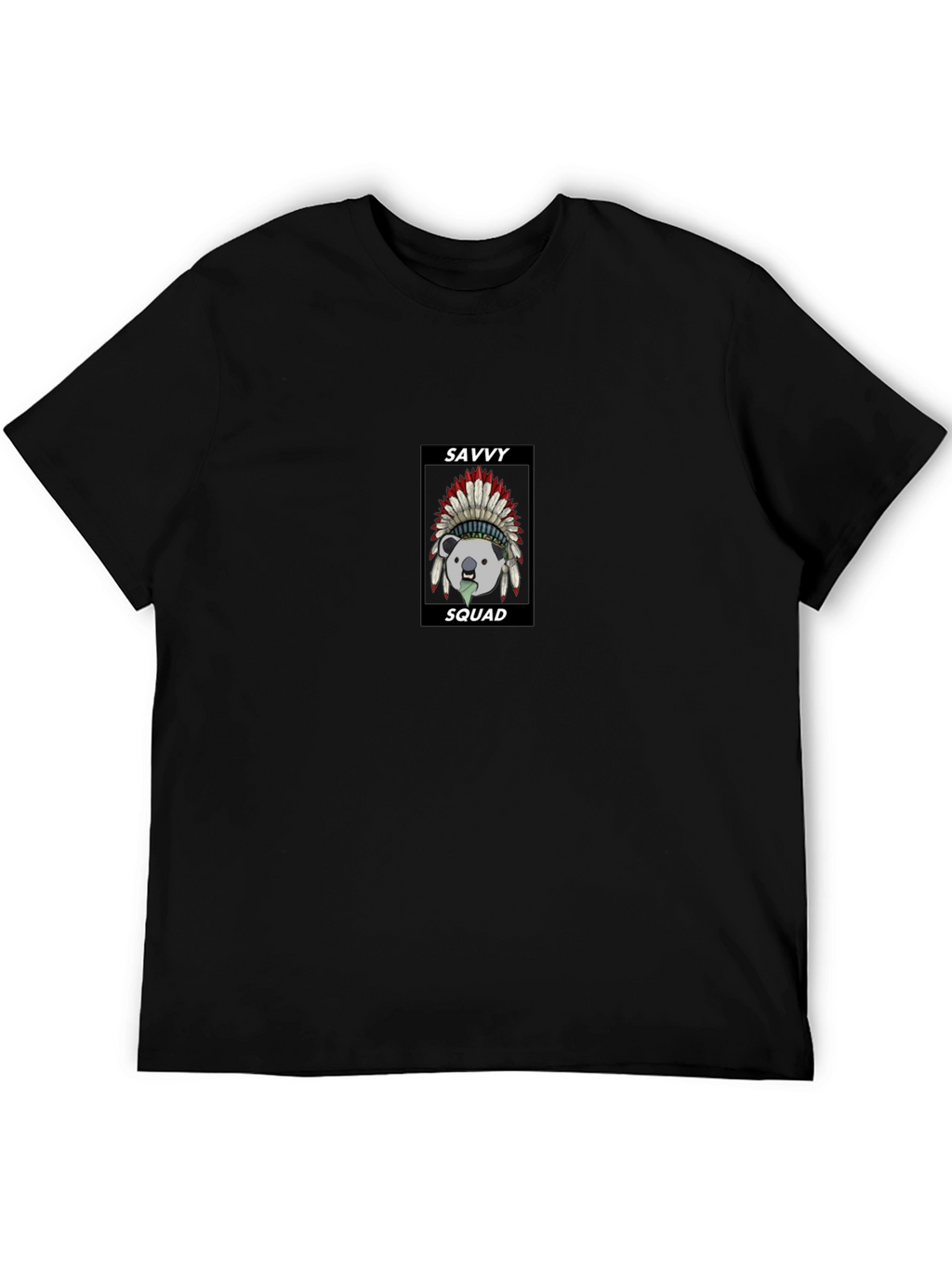 Savvy Squad Graphic Black T-Shirt