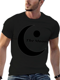 The Moon Graphic Black T-Shirt