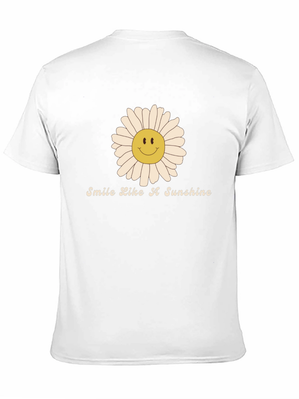 Smile Like A Sunshine Black T-Shirt