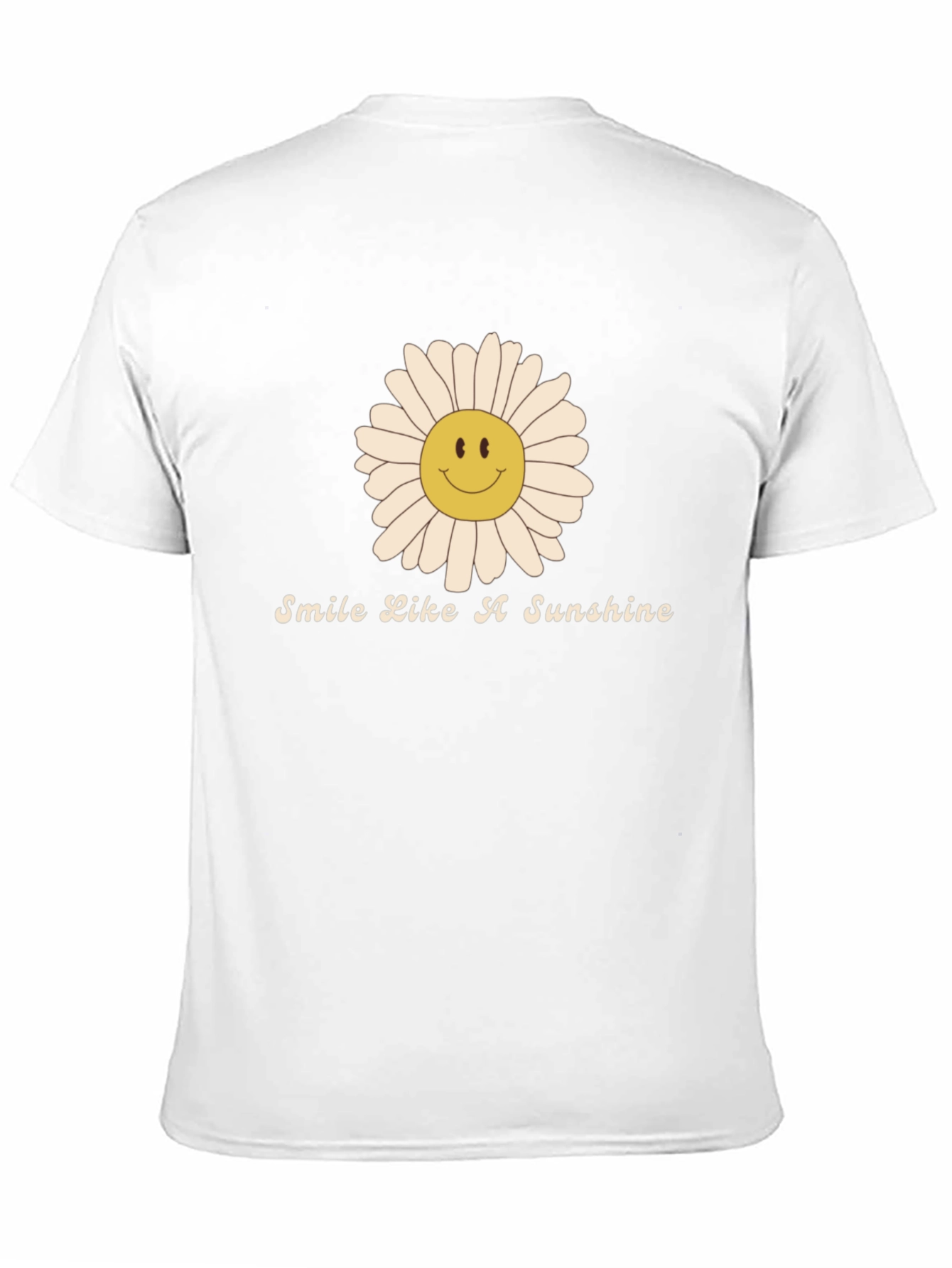Smile Like A Sunshine Black T-Shirt