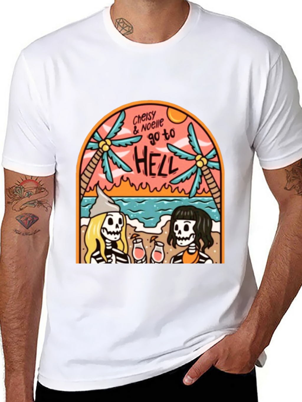 Cheisy & Noelle go to Hell T-Shirt