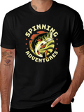 Spinning Adventures Fishing T-Shirt
