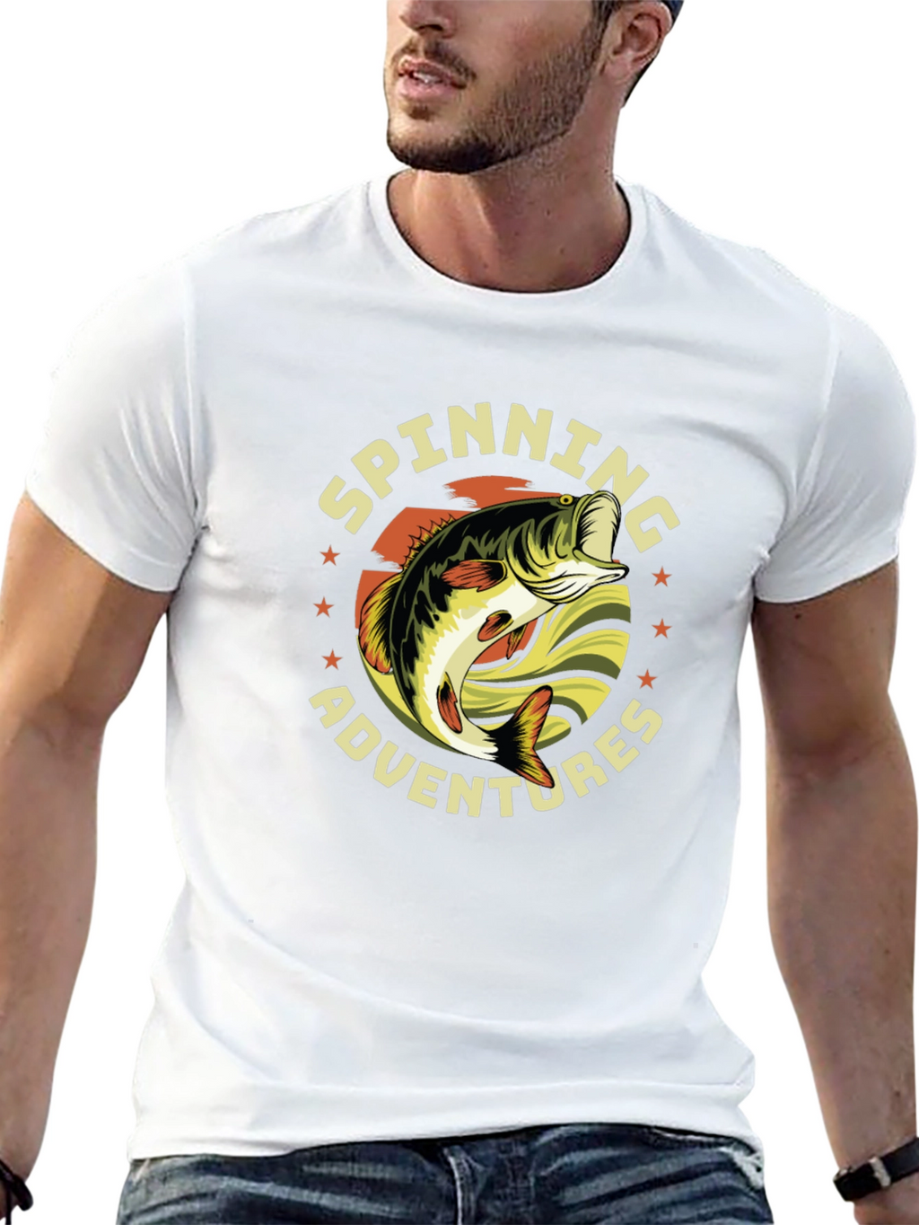 Spinning Adventures Fishing T-Shirt