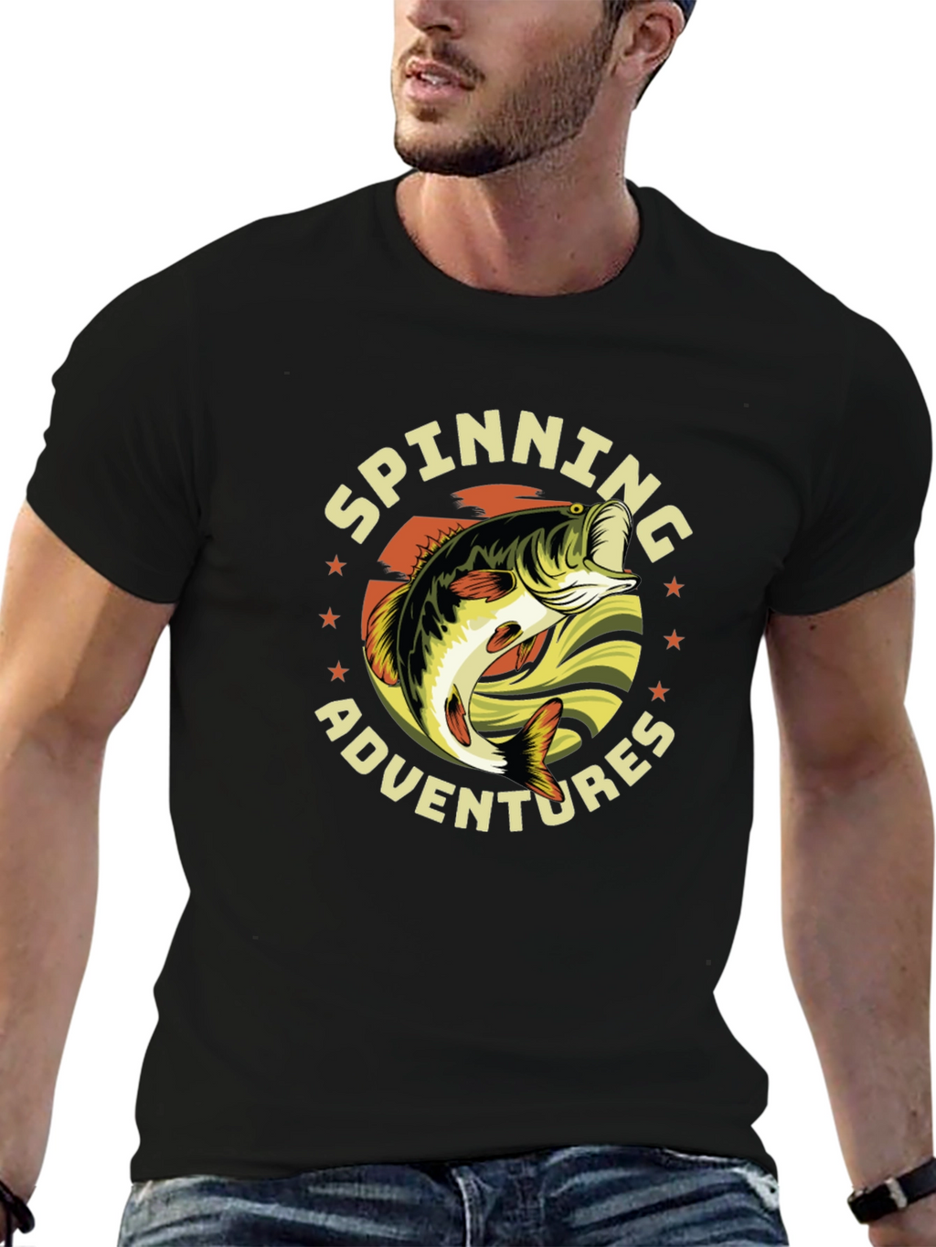 Spinning Adventures Fishing T-Shirt