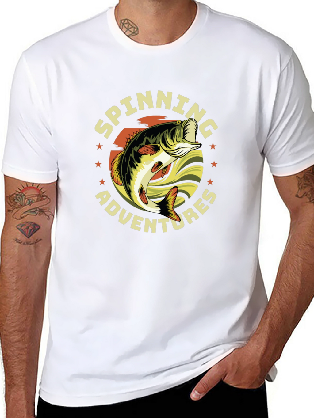 Spinning Adventures Fishing T-Shirt