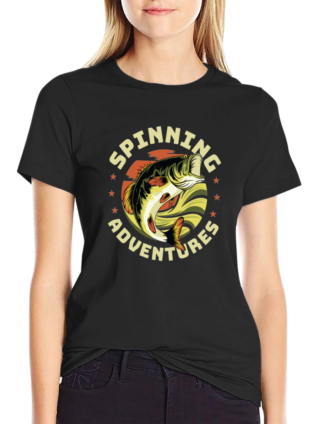 Spinning Adventures Fishing T-Shirt