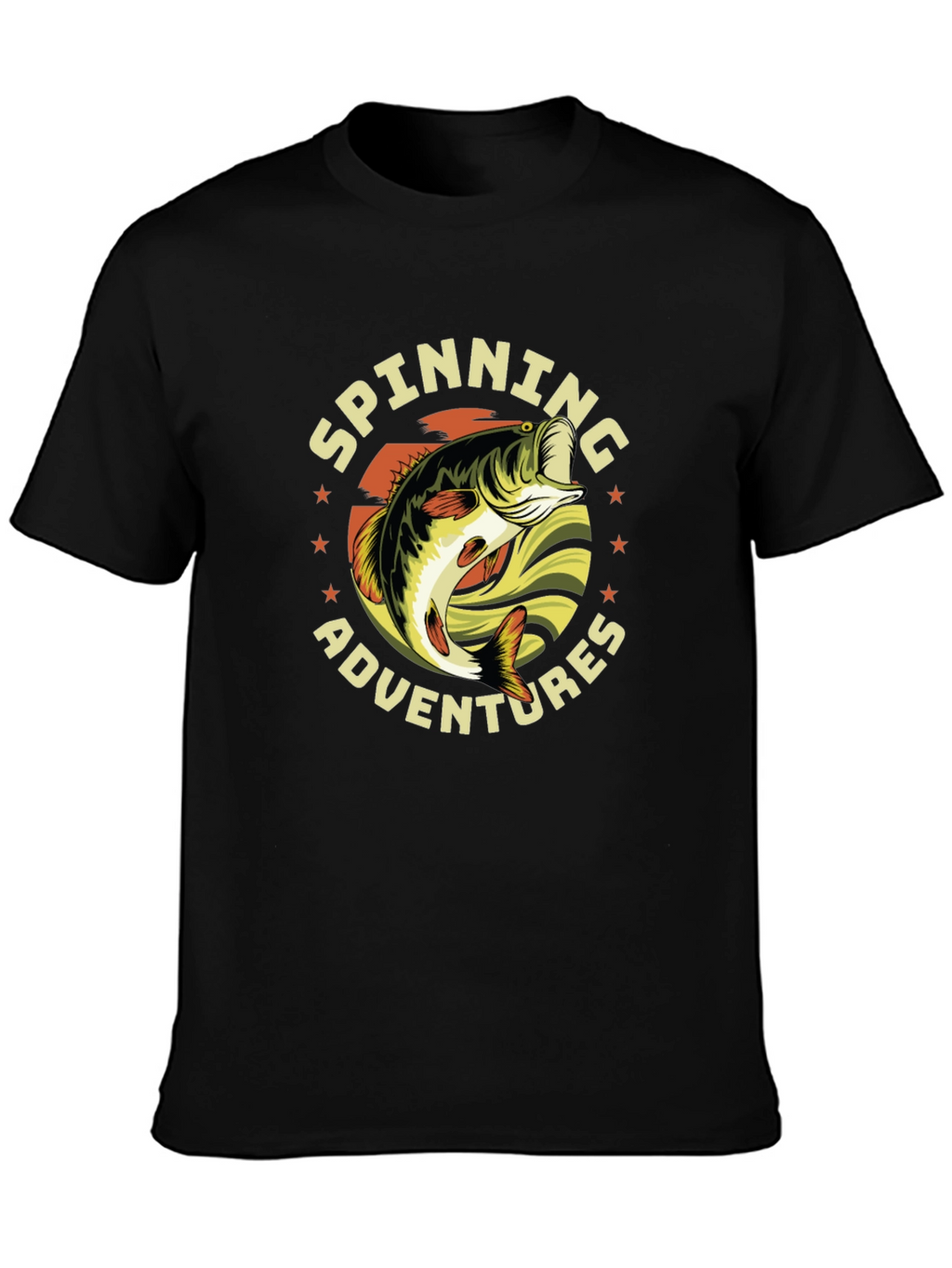 Spinning Adventures Fishing T-Shirt