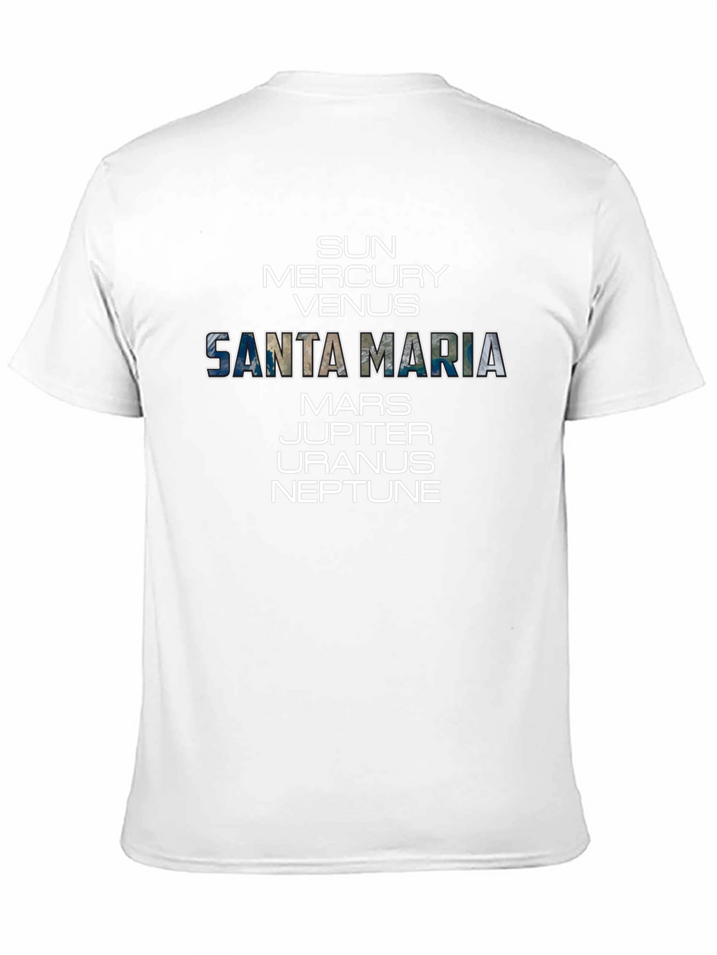 Santa Maria Planets Graphic T-Shirt