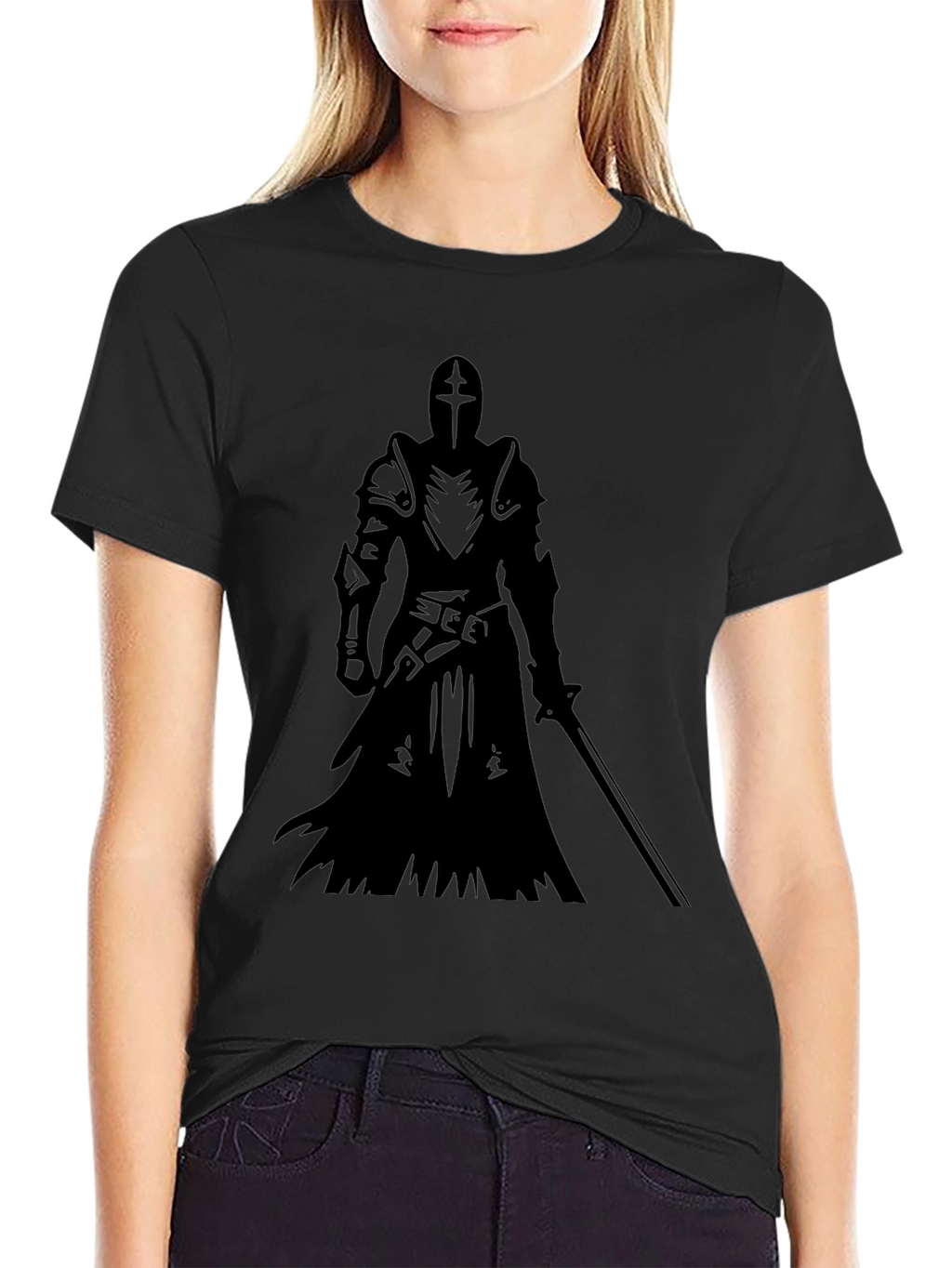 Knight Templar Graphic Tee - Black T-Shirt