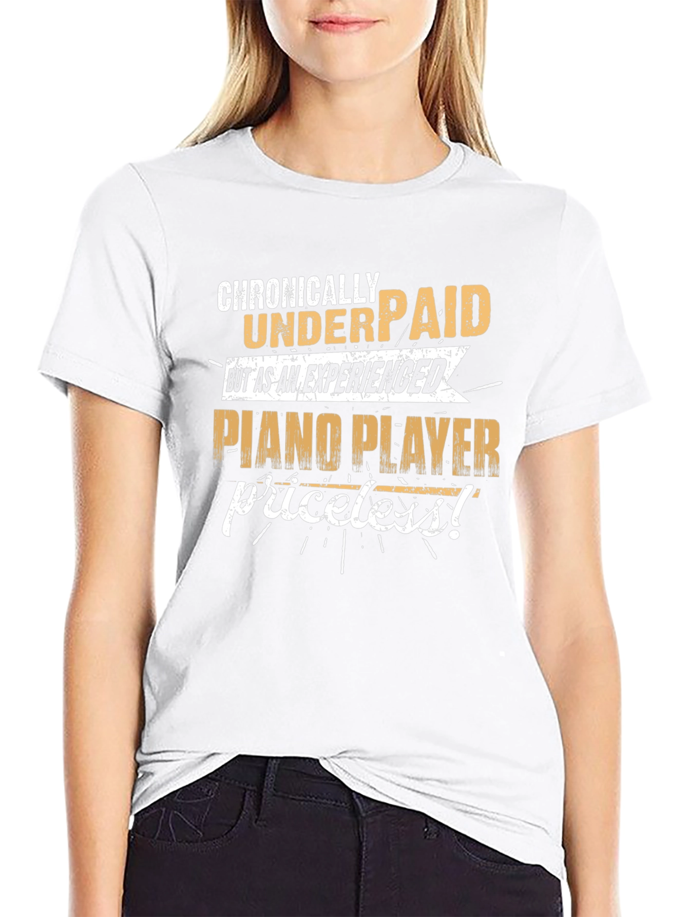 Chronically Underpaid Piano Player T-Shirt