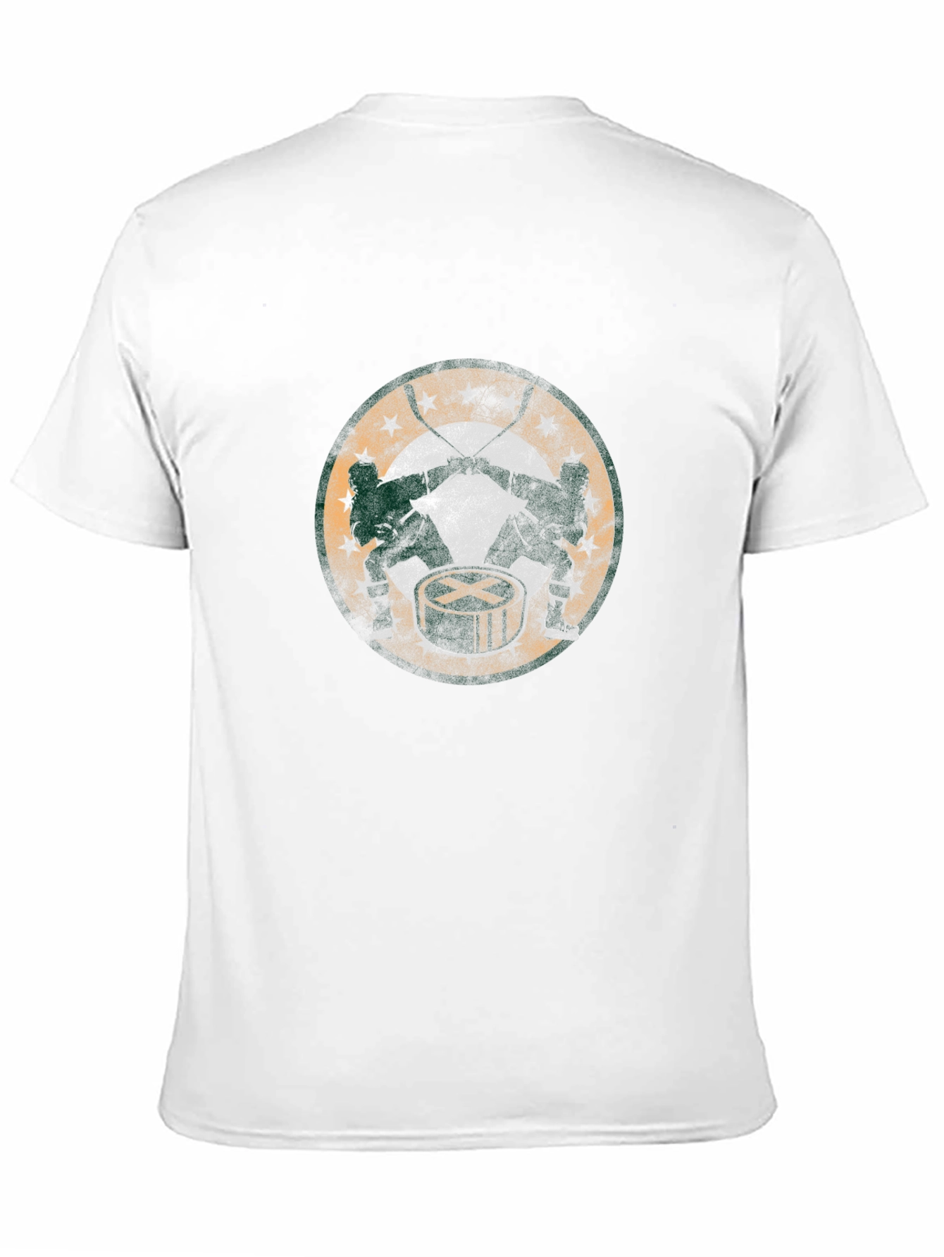 Hockey & Drum T-Shirt - Unique Graphic Tee