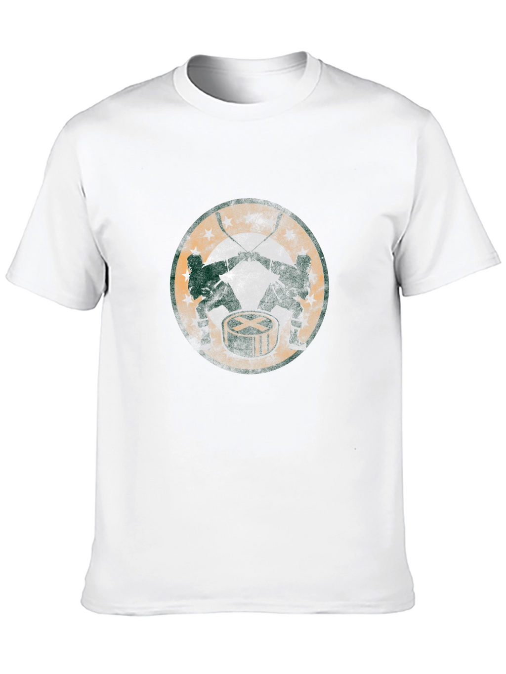 Hockey & Drum T-Shirt - Unique Graphic Tee